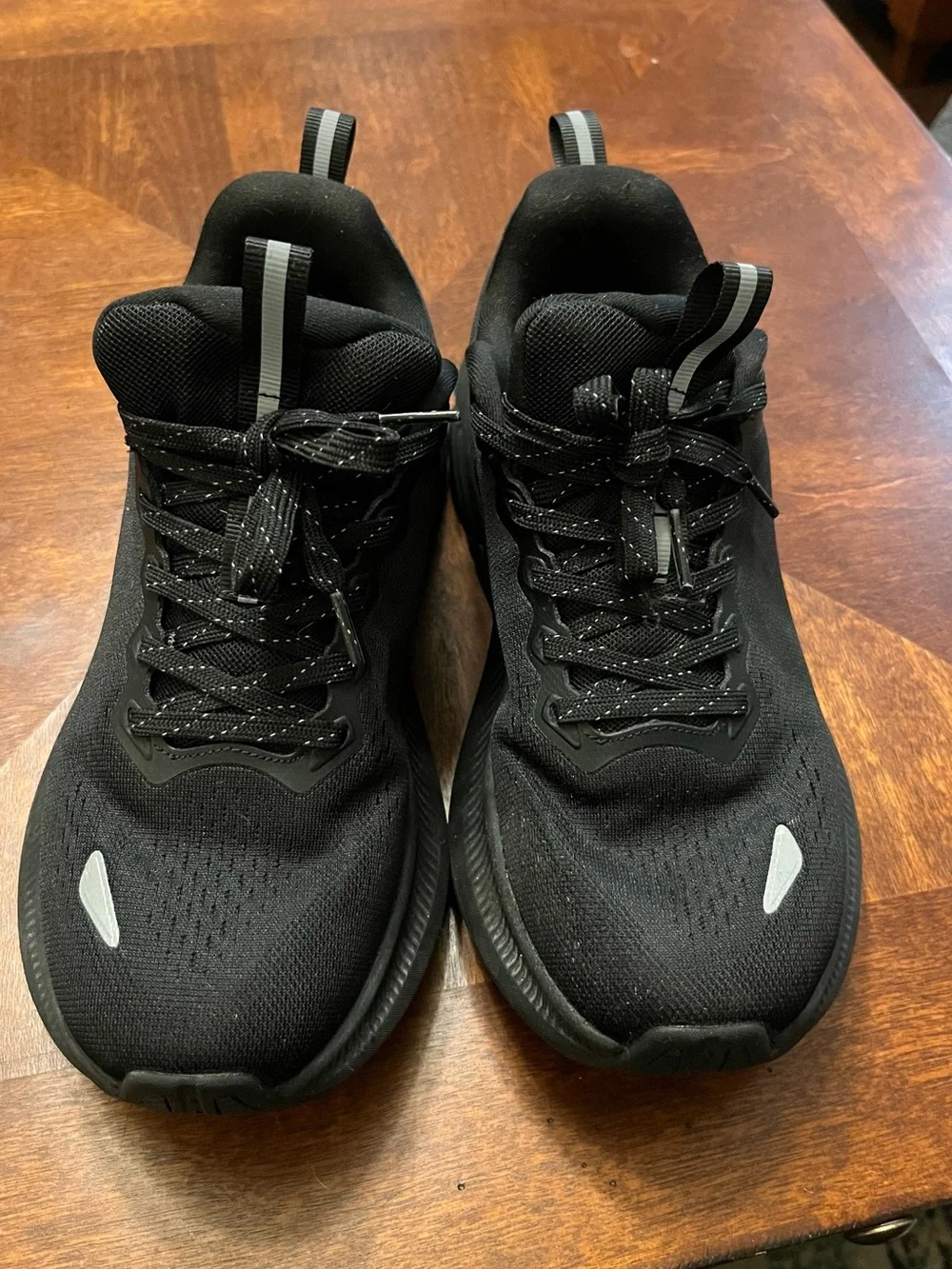 Women's Black Athletic Platform Running Shoes. TikTok shop